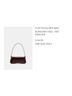 Zara 100% Polyurethane 100% Polyester Burgundy Shoulder Bag One size - photo 6