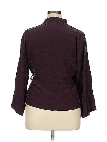 Banana Republic Banana Republic 3/4 Sleeve Silk Top (view 2)