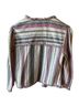 Nic + Zoe Stripes Black White Pink Jacket Size XL - photo 2