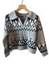 1.State Fair Isle Gray Blue Pullover Sweater Size S - photo 1