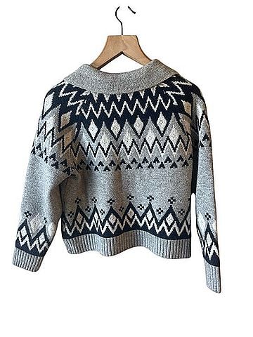 1.State Fair Isle Polo Collar Sweater Pullover Sweater (view 2)