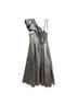 Mac Duggal 100% Polyester Solid Silver Cocktail Dress Size 8 - photo 2