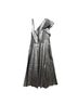 Mac Duggal 100% Polyester Solid Silver Cocktail Dress Size 8 - photo 3