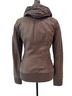 Mackage 100% Lambskin 98% Cotton 2% Polyester Brown Leather Jacket Size XS - photo 5