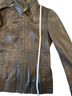 Mackage 100% Lambskin 98% Cotton 2% Polyester Brown Leather Jacket Size XS - photo 8
