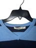 Gap 100% Cotton Stripes Blue Pullover Sweater Size S - photo 3