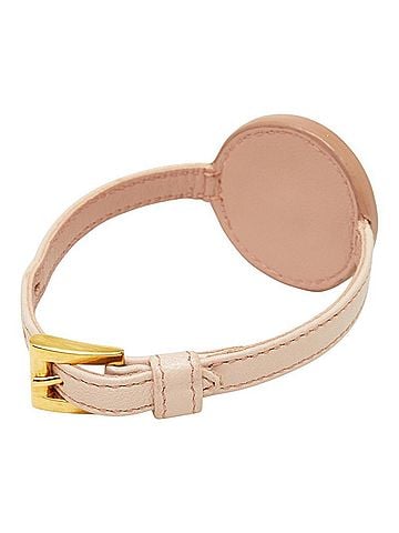 Prada Prada Watch Motif Bracelet 1AJ835 Pink Beige Purple Leather Women's PRADA (view 2)