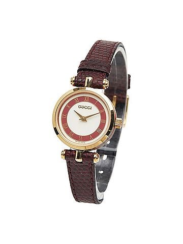 Gucci Gucci Sherry Line Watch 2000L Quartz White Dial Stainless Steel Leather Women's GUCCI (view 2)