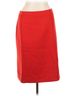 J.Crew 100% Polyester Solid Red J.Crew Formal Skirt Size 12 - photo 1