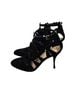 Tory Burch 100% Suede Solid Black Heels Size 10 1/2 - photo 4