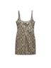 Zara Snake Print Multi Color Cocktail Dress Size XS - photo 2