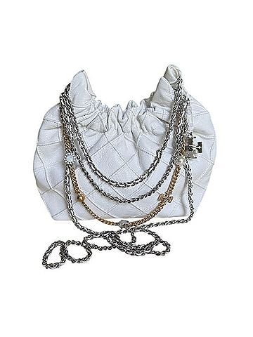 Tory Burch Mini Fleming Soft Distressed Hobo Bag Hobo (view 1)