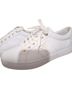 Guess 100% Leather White Sneakers Size 7 1/2 - photo 2
