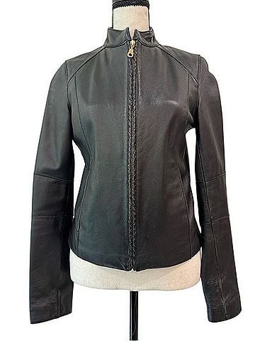 Wilsons Leather Y2K Genuine Leather Moto Jacket Leather Jacket (view 1)