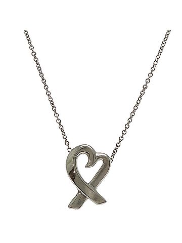 Tiffany & Co. Tiffany &amp; Co. Loving Heart Women's Necklace, Sterling Silver 925 (view 1)
