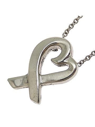 Tiffany & Co. Tiffany &amp; Co. Loving Heart Women's Necklace, Sterling Silver 925 (view 2)