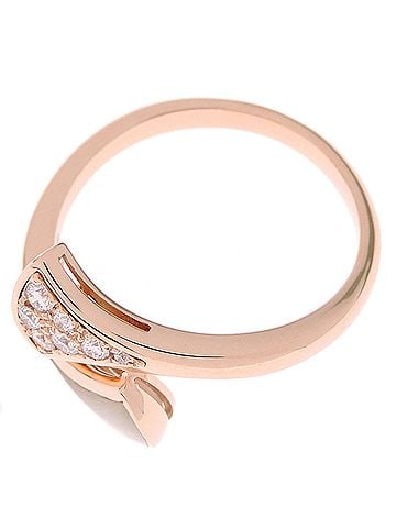 Bvlgari Bvlgari Diva Dream Diamond Mother-of-Pearl Women's Ring 350726 750 Pink Gold White (view 2)