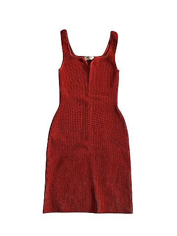 Babaton Sculpt Knit Notch Dress Cocktail Dress (view 1)