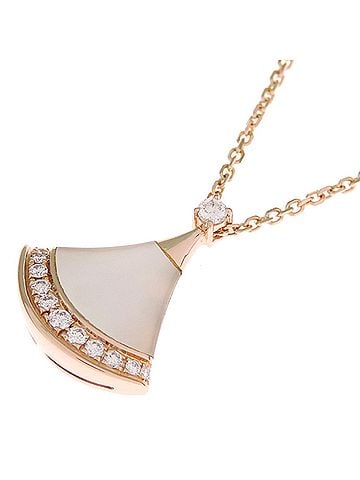 Bvlgari Bvlgari Diva Dream Mother-of-Pearl Diamond Women's Necklace 358365 750 Pink Gold White (view 2)