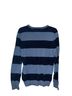 Gap 100% Cotton Stripes Blue Pullover Sweater Size S - photo 2