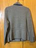 Talbots 100% Wool Houndstooth Gray Blazer Size L - photo 2
