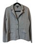 Talbots 100% Wool Houndstooth Gray Blazer Size L - photo 1