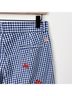Castaway 100% Cotton Graphic Blue White Casual Pants Size 8 - photo 3