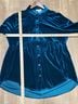 Umgee 100% Polyester Teal Long Sleeve Button-Down Shirt Size 1X - photo 6