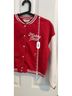 H&M Red White Jacket Size 14 - photo 9