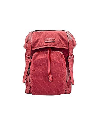 Gucci Gucci GUCCI Backpack Nylon Red (view 1)