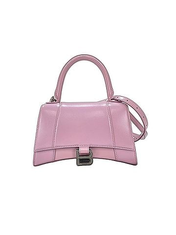 Balenciaga Balenciaga Hourglass Handbag, Leather, Pink (view 1)