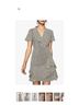 Reiss 100% Polyester Floral Black White Cocktail Dress Size 0 - photo 8