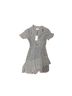 Reiss 100% Polyester Floral Black White Cocktail Dress Size 0 - photo 1