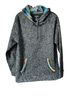 Buckle Black Multi Color Pullover Hoodie Size L - photo 1