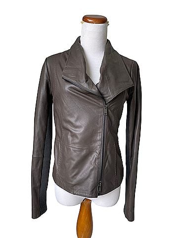 Vince. Leather Jacket (view 2)
