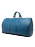 Louis Vuitton 100% Leather Blue Epi Keepall 55 One size - photo 3