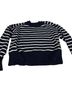 Truth Stripes Blue White Pullover Sweater Size S - photo 1