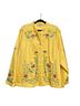 Quacker Factory Floral Yellow Pink Jacket Size 3X - photo 1