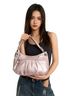 B Makowsky 100% Leather Pink Hobo One size - photo 2