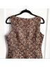 David Meister 58% Polyester 32% Cotton 10% Rayon 100% Acetate Black Gold Cocktail Dress Size 8 - photo 10