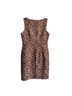David Meister 58% Polyester 32% Cotton 10% Rayon 100% Acetate Black Gold Cocktail Dress Size 8 - photo 2