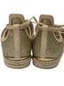 Stuart Weitzman 100% Leather Solid Gold Sandals Size 8 1/2 - photo 2