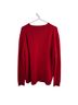 Adaption 100% Cashmere Print Red Cashmere Pullover Sweater Size M - photo 2