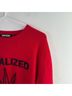 Adaption 100% Cashmere Print Red Cashmere Pullover Sweater Size M - photo 11