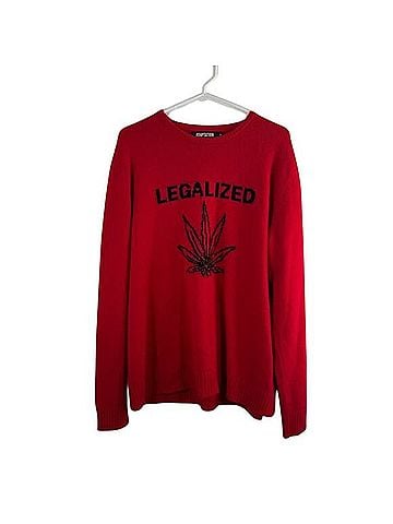 Adaption Legalized Cannabis Cashmere Pullover Sweater (view 1)