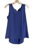 Eclair Blue Sleeveless Top Size M - photo 1