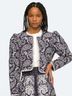 Sea New York 100% Cotton 100% Polyester 95% Wool 5% Nylon Paisley Blue White Jacket Size L - photo 9