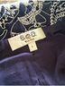Sea New York 100% Cotton 100% Polyester 95% Wool 5% Nylon Paisley Blue White Jacket Size L - photo 4