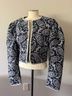 Sea New York 100% Cotton 100% Polyester 95% Wool 5% Nylon Paisley Blue White Jacket Size L - photo 3