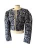 Sea New York 100% Cotton 100% Polyester 95% Wool 5% Nylon Paisley Blue White Jacket Size L - photo 1